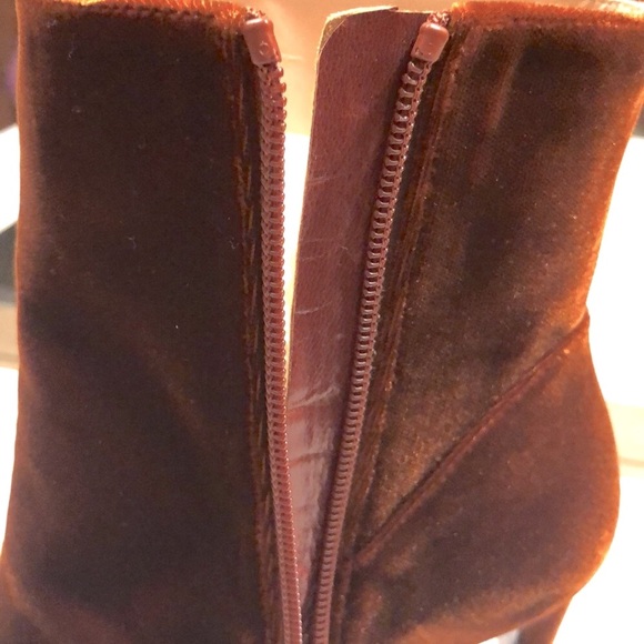 Escada Velvet Ankle Boots - Picture 7 of 15